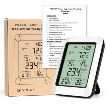 2024 Smart Digital Humidity Gauge Indoor Climate Monitor Temperature Sensor