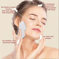 New Stainless Steel Body Facial Gua Sha Tool Facial & Neck Massage Tool for Blood Circulation Body Lymphatic Drainage Massager