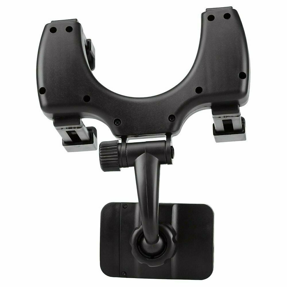 Universal Car Rear View Mirror Mount Stand GPS Cell Phone Holder 360 Rotation