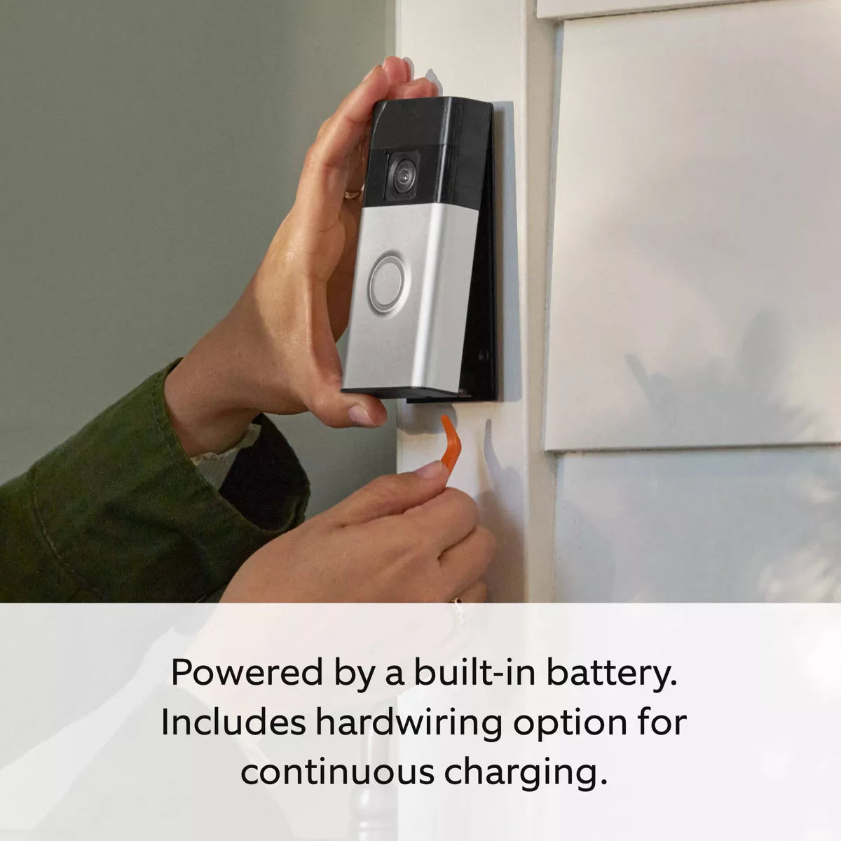 Ring Battery Doorbell with Head-To-Toe HD Video, Live View with Two-Way Talk, and Motion Detection & Alerts