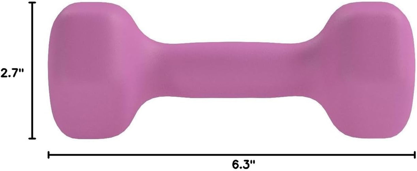 Amazon Basics Neoprene Dumbbell Hand Weights for Exercise and Muscle Toning
