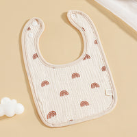 Pure Cotton Six-layer Gauze Baby U-shaped Bib