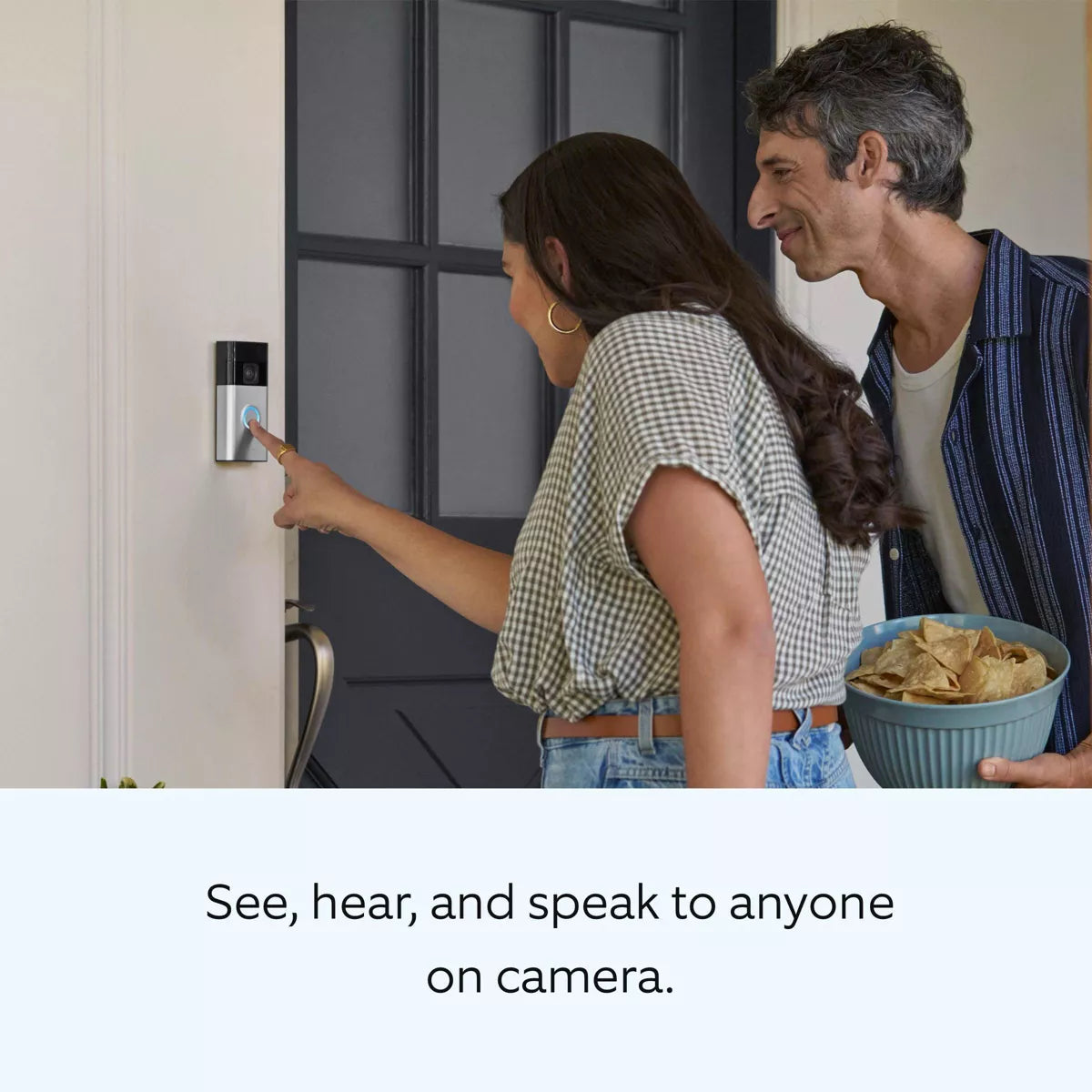 Ring Battery Doorbell with Head-To-Toe HD Video, Live View with Two-Way Talk, and Motion Detection & Alerts