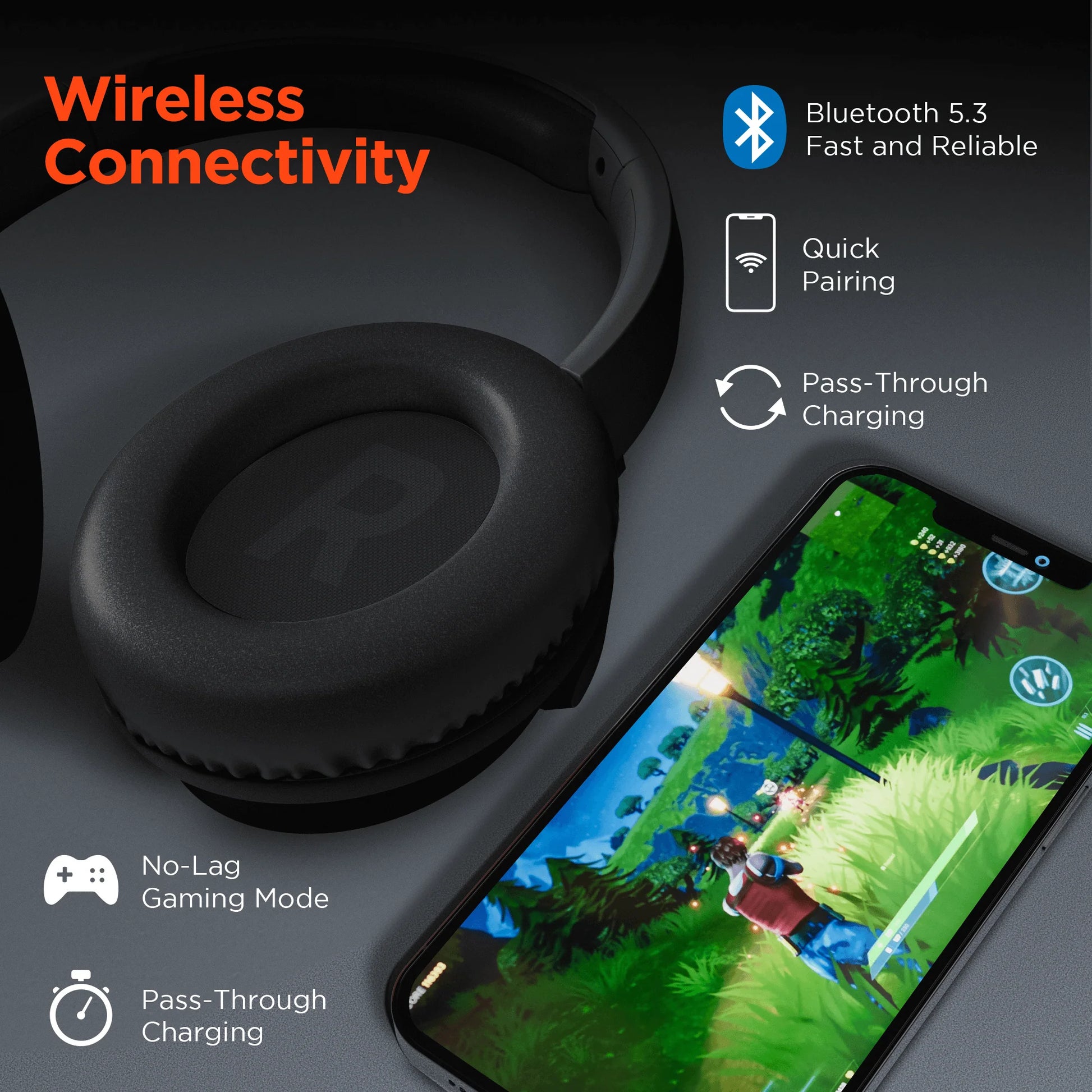 Hypergear Stealth2 ANC Wireless Headphones