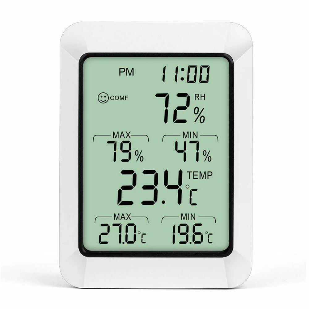 2024 Smart Digital Humidity Gauge Indoor Climate Monitor Temperature Sensor