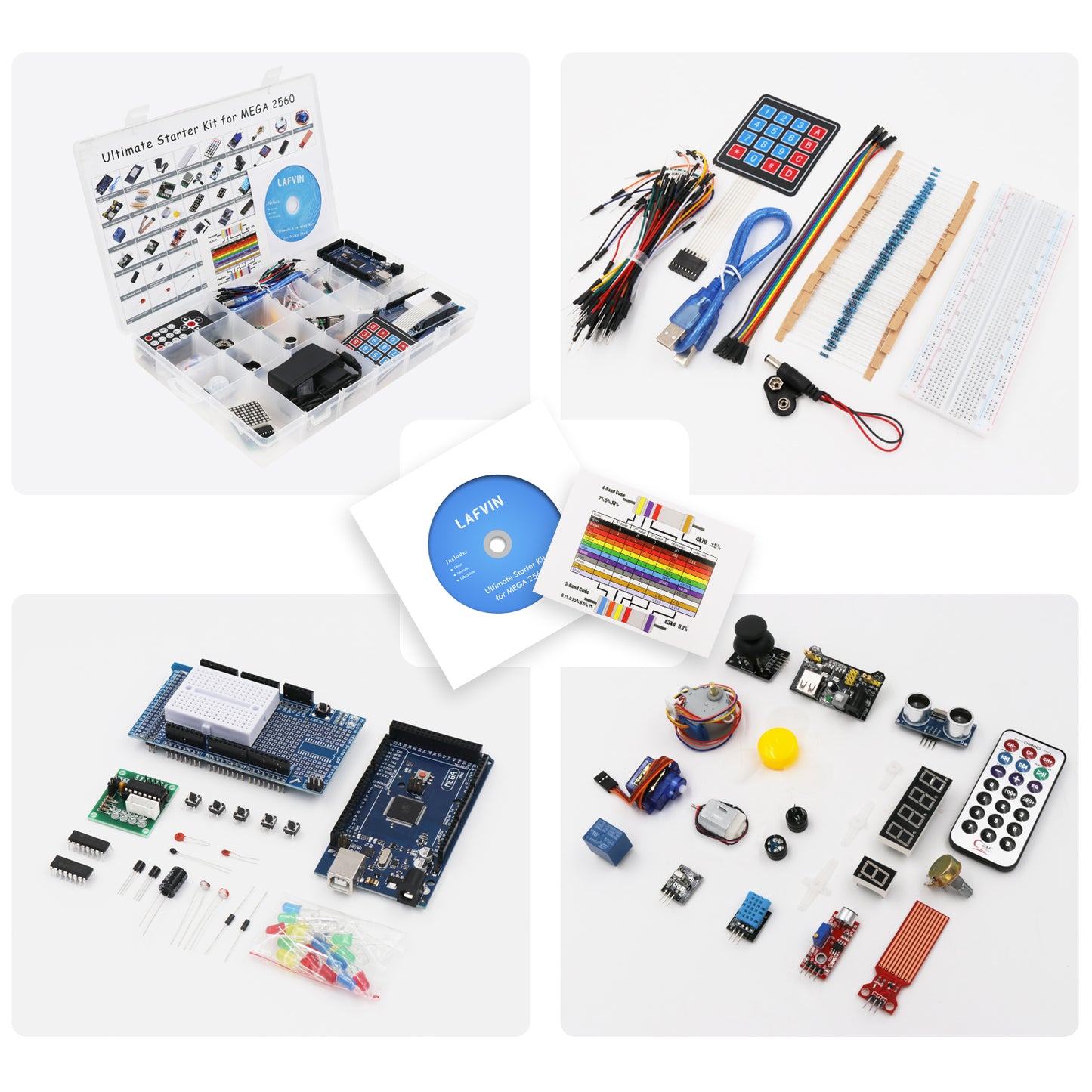 Mega 2560 Project the Most Complete Ultimate Starter Kit with Tutorial for Arduino Mega2560 R3