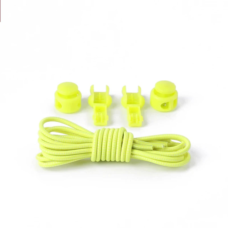 "Ultimate Convenience: Sporty Locking Elastic Shoelaces for All Ages Plus 22 Vibrant Colors!"