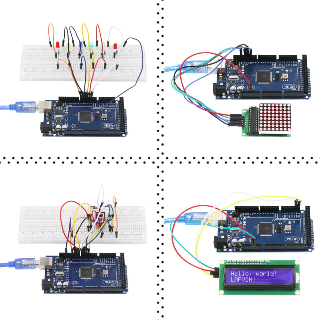 Mega 2560 Project the Most Complete Ultimate Starter Kit with Tutorial for Arduino Mega2560 R3